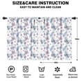 thumbnail image 2 of Blackout Kids Curtains,Flower and Butterfly Childrens Insulated Curtains Set Of 2,Bedroom Essentials,Toddler Room Decor 42"x54"(106x137cm), 2 of 4
