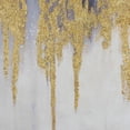 thumbnail image 3 of Gold Flakes Framed Oil Painting - 39.5"H x 39.5"W x 1.5"L - Gray/Gold/Blue, 3 of 5
