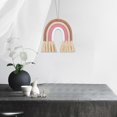 thumbnail image 1 of Macramé íris colgante de pared para habitación de bebé habitaciones coloris 5,51x5,91 pulgas tapiz cuer borla decoración del A Colco tapiz de arco iris de macramé, 1 of 8