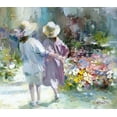 thumbnail image 2 of Haenraets, Willem 17x15 White Modern Wood Framed Museum Art Print Titled - Girls, 2 of 4
