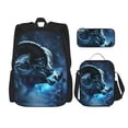 thumbnail image 1 of Balery Celestial Ram Night Sky Mochila Escolar 3 en 1 para Niños - Mochila Resistente con Lonchera Térmica y Estuche - Mochila Escolar para Niños y Niñas, 1 of 7