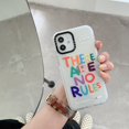 thumbnail image 1 of Popular funda de frase de texto de color para iPhone 13 12 11 Pro X XS XR Max 7 8 6 6S Plus 2 transparente suave TPU a prueba de golpes contraportada Capa Tan Jianjun unisex, 1 of 2
