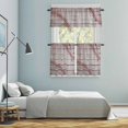 thumbnail image 6 of Retro American Baseball Kitchen Curtains Valances and Tiers Set of 3 Sport Vintage Wood Grain Tier Curtains and Valance with Rod Pocket for Small Windows, 27.5"x36", 6 of 9