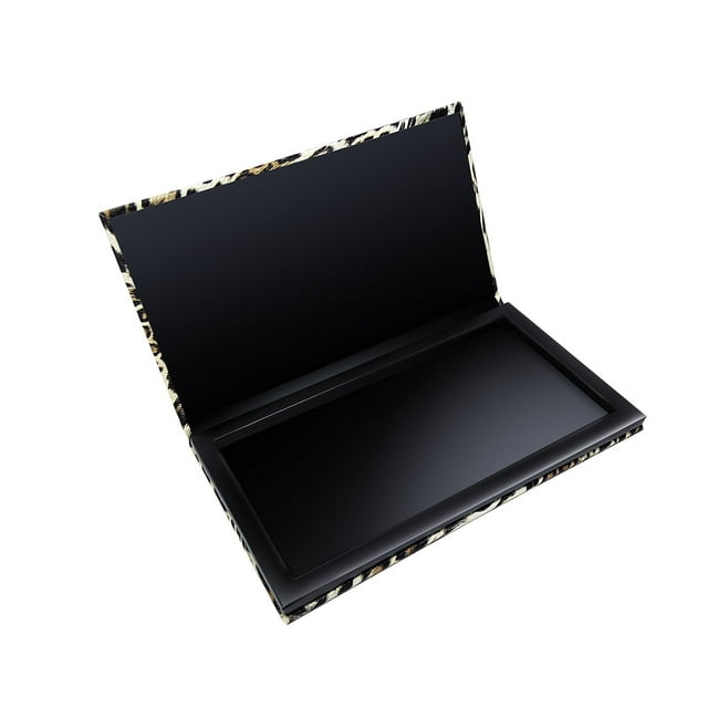 Paleta de maquillaje magnética Allwon, paleta de maquillaje vacía de leopardo para sombra de ojos, lápiz labial, colorete en polvo