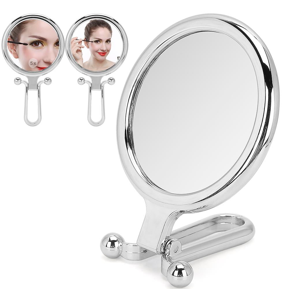 LYUMO Folding Makeup Mirror,5X Magnifying Folding Adjustable Cosmetic
