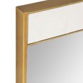 thumbnail image 5 of 28x70 Lina Modern Floor Mirror, Gold with Marble, 5 of 6