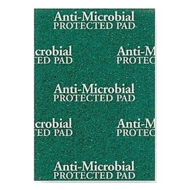 Tough Guy Scouring Pad,8 7/8 in L,Green,PK20 2NTJ4