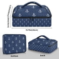 thumbnail image 3 of Iauyy Casserole Carrier for Hot Food Insulated Casserole Travel Carry Bag with Lid Food Warmer Bag for Party/Picnic,White Shape, 3 of 7