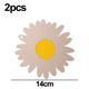 thumbnail image 2 of Posavasos antideslizantes para ollas y platos calientes de PVC con forma de girasol para mesa y encimera, 2 of 5