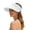 White, variant on SGMVNU Fashion Sun Hats Visor for Women, Packable Wide Brim UPF Straw Beach Hat with Adjustable Ponytail Hole for Summer Travel, One Size, White