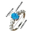 thumbnail image 1 of Fiudx Anillo de Circonita Ovalada, Joya de Piedra Lunar Relajante, Banda de Plata 925, Regalo para Mujer y Niña, Anillo de Compromiso o Aniversario de Boda, Elegante Diseño Lunar, Símbolo de Poder Má, 1 of 2