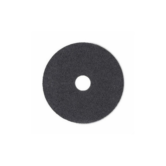 Boardwalk High Performance Stripping Floor Pads, 17" Diameter, Grayish Black, 5/Carton -BWK4017HIP