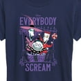 thumbnail image 3 of The Nightmare Before Christmas - Everybody Scream - Women's Short Sleeve Graphic T-Shirt, 3 of 5