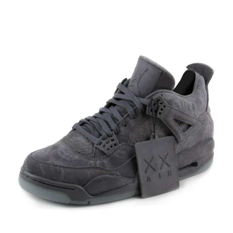 Nike Mens Jordan 4 Retro KAWS Cool Grey/White 930155-003 - Walmart.com