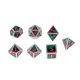 thumbnail image 1 of 7 Piezas Dados Poliédricos Metálicos D6 D4 para de Dragón - rojo negro verde perfke Lote de dados poliédricos, 1 of 7