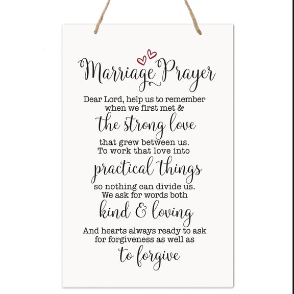 Family Sign Gift For New Home Decoration - Marriage Prayer
