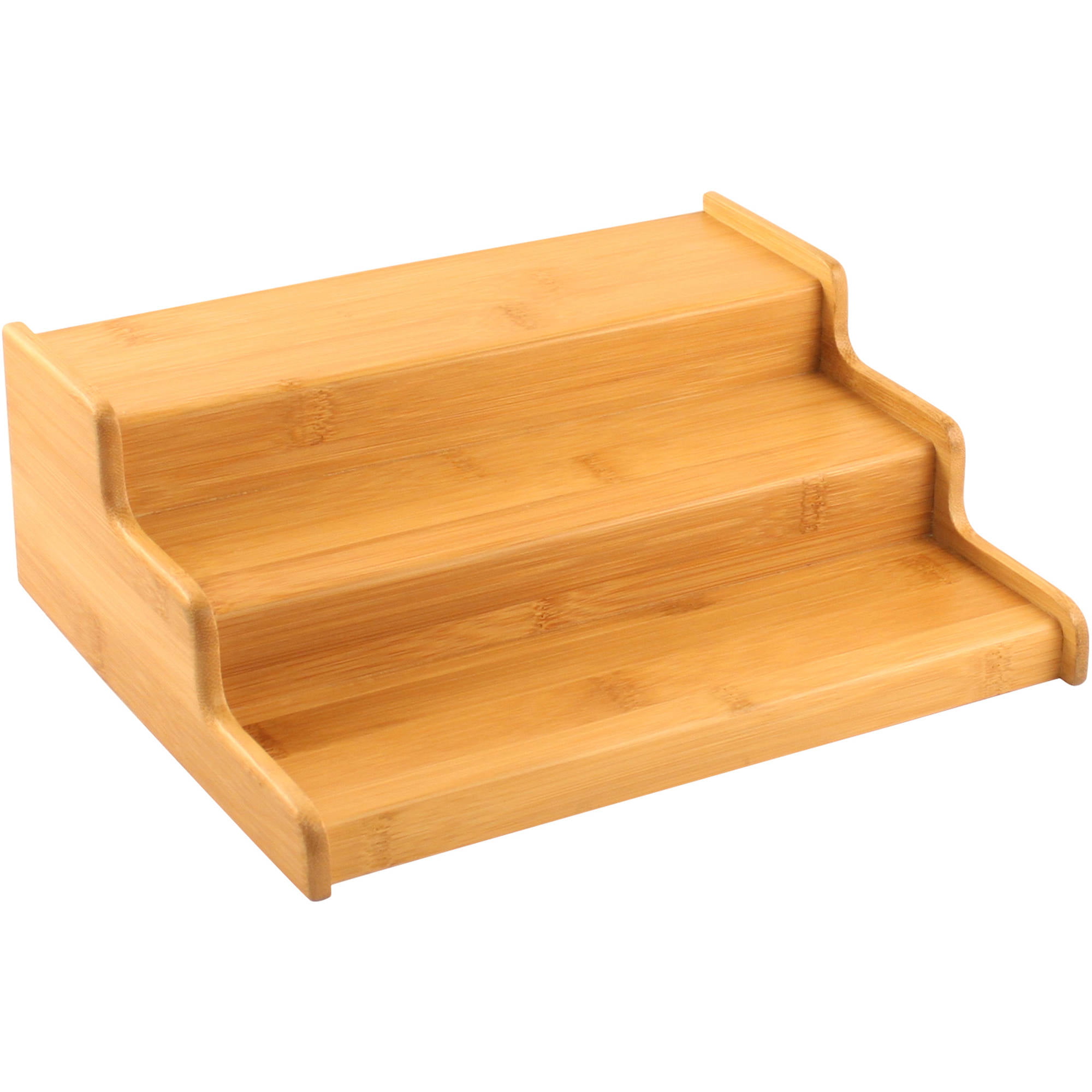 Details about   3 TIER BAMBOO SPICE BOX TRI-LEVEL STORAGE FREE STANDING NATURAL UNFINISHED WOOD