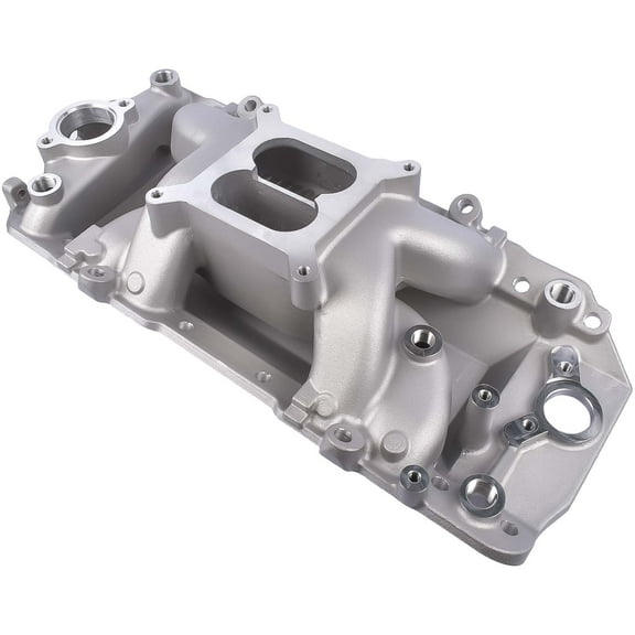 NEWZQ Big Block Dual Plane Engine Intake Manifold 53026 for Chevrolet V8 396 402 427 454 Gray 1Pc
