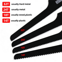 20PCS Reciprocating Saw Blades for Pneumatic File Saw Tool Metal Saw Blade Wood Saw Blade,24T