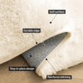 Fluffy Rug Rectangle Fluffy Washable Round Area Rug, Soft Circle Shaggy Carpet for Living ...