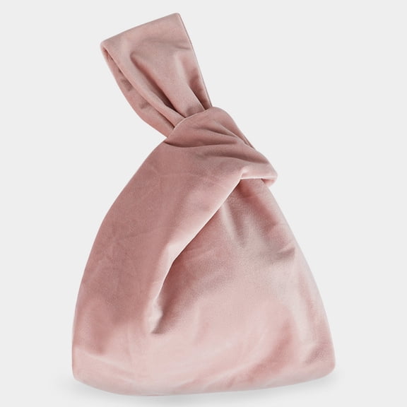 UPOUART 2-Pack Lightweight Velvet Wristlet Purses Small Tote Bags Evening Clutch for Multi-Purpose Storage and Daily Use