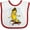 White and Red, variant on Inktastic Skateboarding Banana Funny Skater Boys or Girls Baby Bib