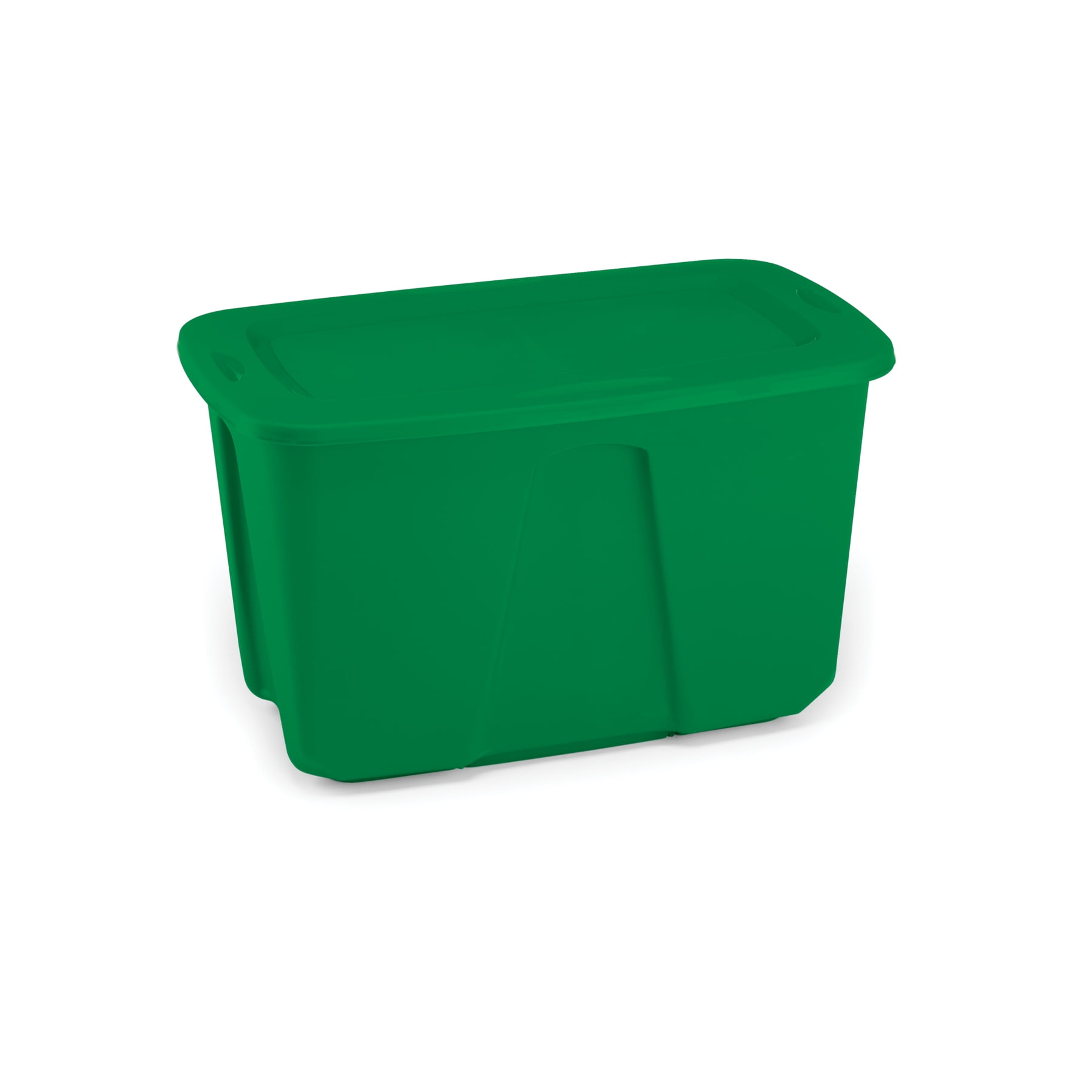 Homz 32 Gallon Green Holiday Storage Tote, Set of 2