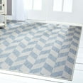 thumbnail image 5 of Nicole Miller New York Patio Country Calla Contemporary Herringbone Indoor/Outdoor Area Rug, Blue/Grey, 7'9"x10'2", 5 of 8