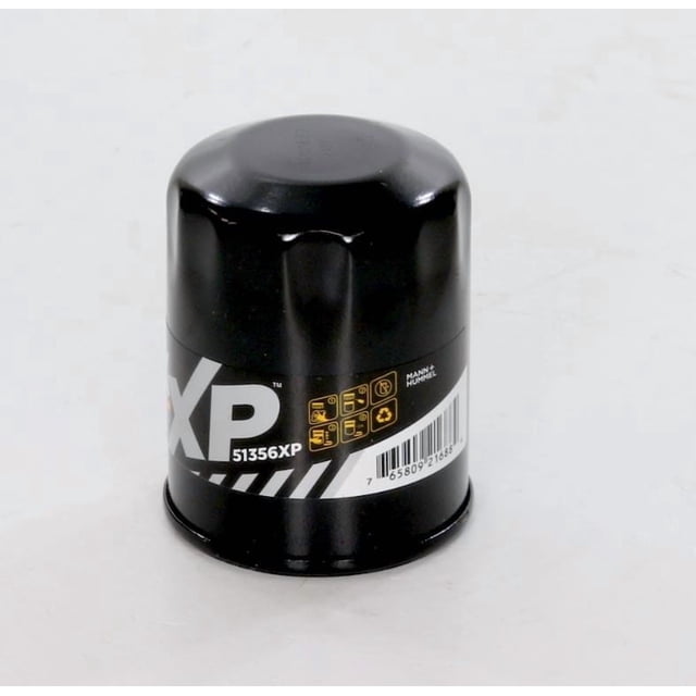 Wix Filters Filtre à Huile 51356XP XP Series; Style à Essorage; Support à Dos en Fil Synthétique; avec Valve Arrière Anti-Vidange; avec Valve de Contournement 8-11 PSI; Sans Écrou de Retrait
