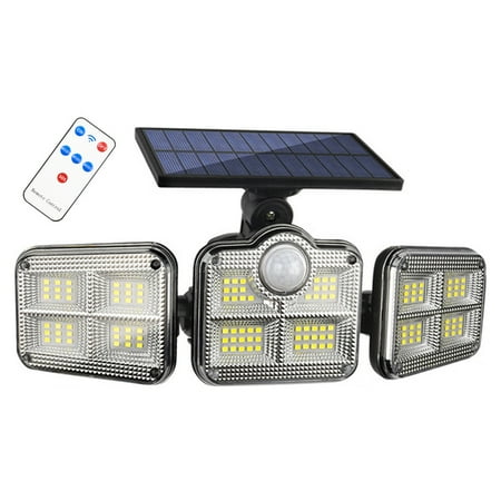 

Toorise 3 Head Solar Outdoor Light with 122 LEDs Super Bright Motion Sensor Light 3 Modes for Corridors Garden Gates Courtyard Wall Adjustable Angle