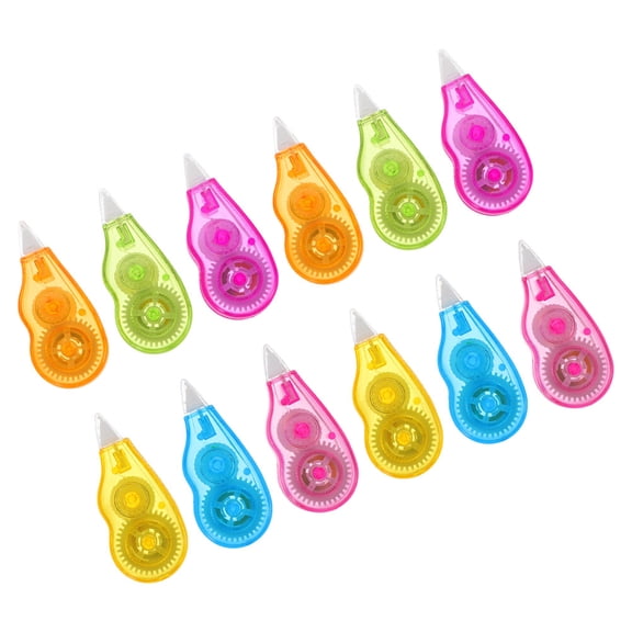 IDEANATEGRATE Correction Tape 12Pcs Plastic For Students And Teachers Use
