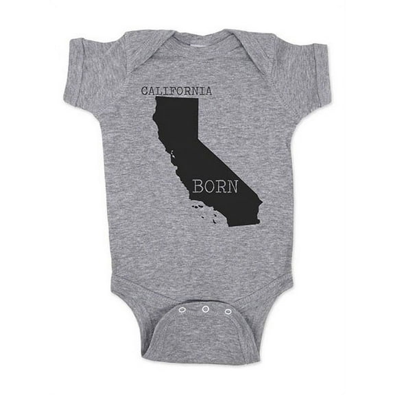 Born California - wallsparks cute & funny Brand - baby one piece bodysuit - Great baby shower gift!