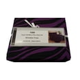 thumbnail image 2 of 4 Piece Zebra Animal Jungle Print Super Soft Executive Collection 1500 Series Bed Sheet Set (King, Purple Zebra), 2 of 2
