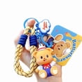 thumbnail image 6 of Cute Cartoon Butter Bear Keychain Sporty Backpack Charm Bag Pendant Lightweight PVC Alloy Decors For Bags Gifts, 6 of 10