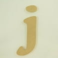 thumbnail image 4 of Package of 1, 6 Inch X 1/2" Thickness MDF Letter j in The Goudy Heavy Font, Thick, Lower Case for Art & Craft Project, Made in USA, 4 of 4