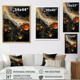 thumbnail image 4 of Designart "Nebula Of Abstract Coffee Nitro" Abstract Shapes Wall Art Prints, 4 of 7