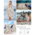 thumbnail image 5 of Colorful Mushroom Beach Towels Oversized Super Absorbent,Watercolor Spring Floral Summer Botanical Lightweight Bath Towel Quick Dry Sets For Bathroom/Pool/Rv Camping/Beach Play/Gym Room 35"x70", 5 of 8