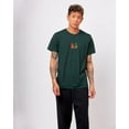 thumbnail image 1 of Manches Courtes Hommes T-Shirt Vert Brodé G&R-Medium Size, 1 of 1