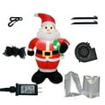 thumbnail image 4 of Adorno navideño inflable de Papá Noel para vacaciones, adorno navideño luminoso para decoración al aire libre, luces LED integradas para vacaciones en, 4 of 8