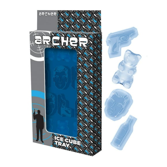 Bandeja para cubitos de hielo ICUP Archer con licencia oficial, 12 cubos