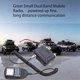 thumbnail image 4 of KT-WP12 Mini Walkie Talkie para Coche VHF UHF MicróFono de Mano de Doble Banda Pantalla y Control Scrambler Mini Radio MóVil, 4 of 10