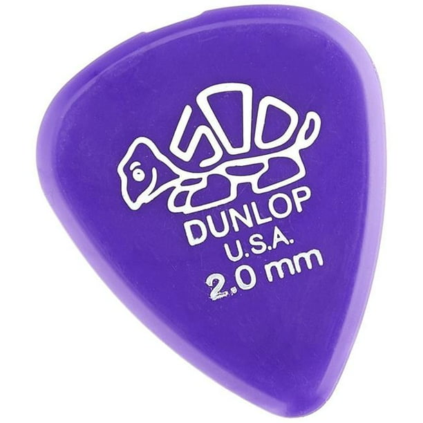 Dunlop 41R200U 2 mm Delrin Guitar Picks, Purple 500 Picks Walmart