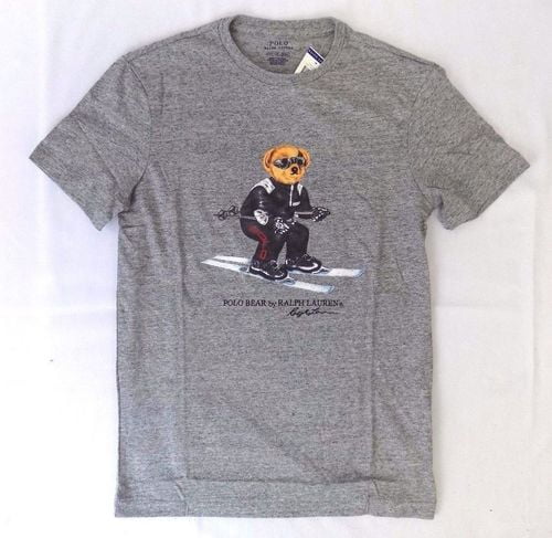 polo bear ski t shirt