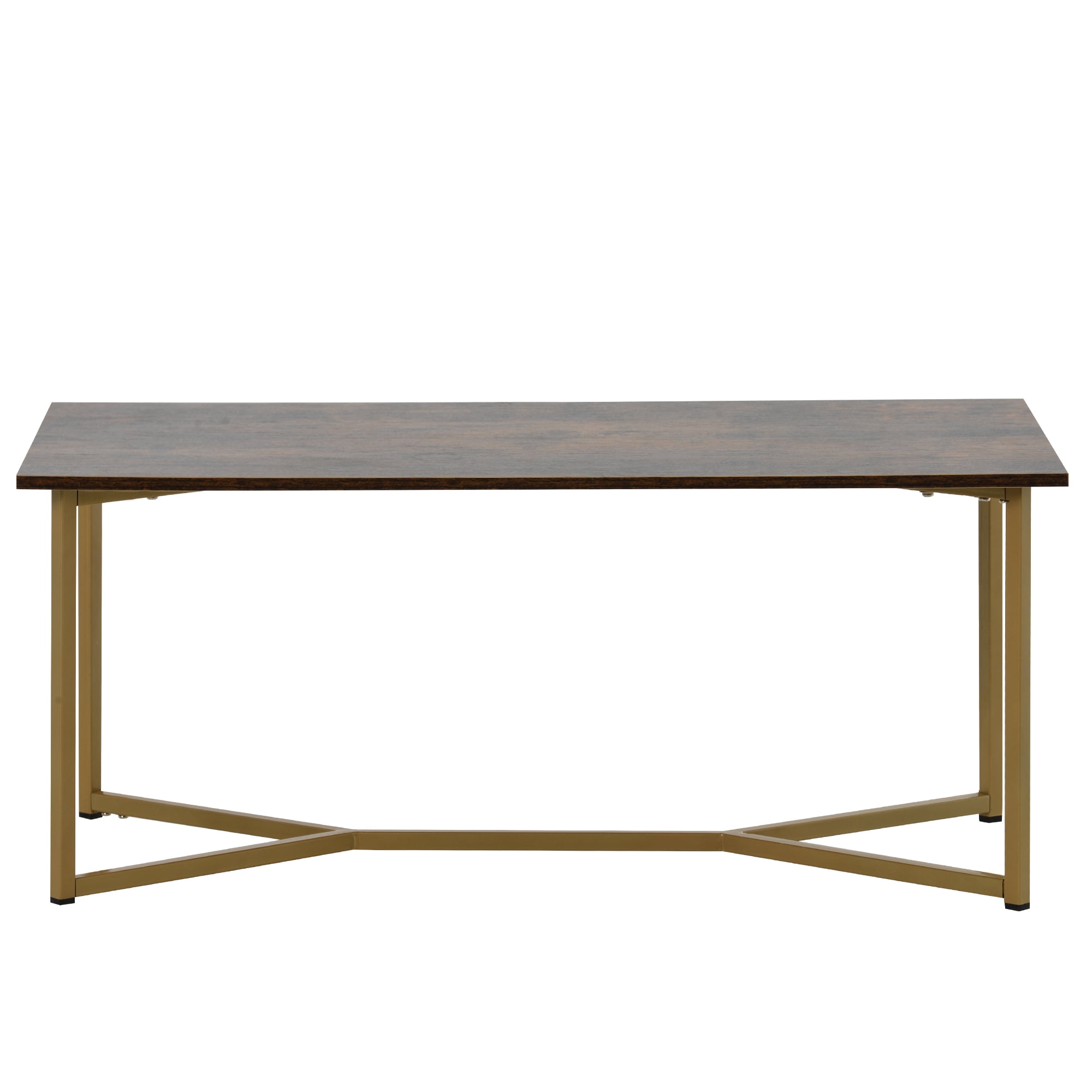 Private Jungle Modern Gold Rectangle Wooden Coffee Table,Living Room Accent Ottoman Storage Shelf Stylish X-leg base,Tiger Color Private Jungle Modern Gold Rectangle Wooden Coffee Table,Living Room Accent Ottoman Storage Shelf Stylish X-leg base,Tiger Color