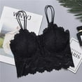 thumbnail image 5 of Women Sexy Lingerie Lace Floral Bralette Bra Tank Underwear Lace Bra Crop Tops Brassiere For Women, 5 of 6