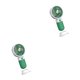 thumbnail image 1 of Kearding Mini ventilador de mano Ventiladores de aire que funcionan con soporte para teléfono fresco casual Dormitorio Verde 2Conjunto, 1 of 6