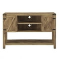 thumbnail image 3 of Pemberly Row 52" Barn Door TV Stand in Barnwood, 3 of 4