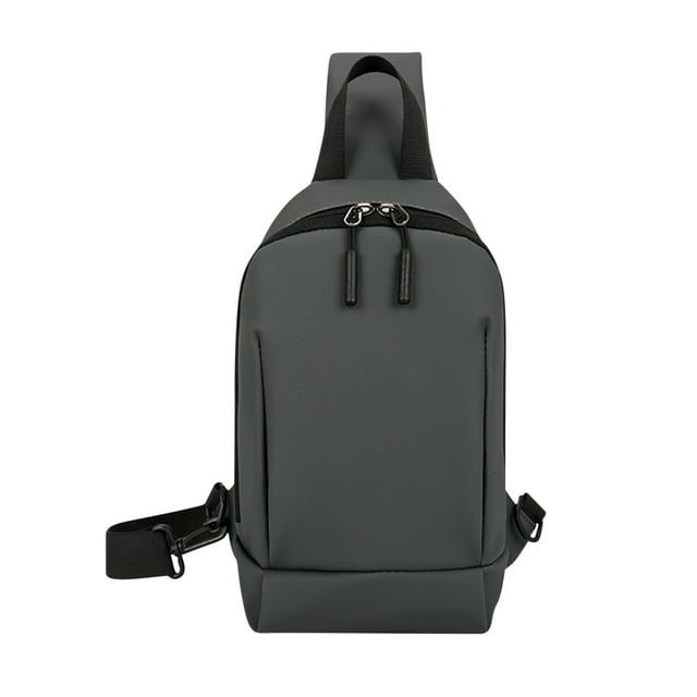 Ohufall Men’s Portable Splashproof Small Backpack Sling Bag Crossbody Bag Sports Phone Storage For Daily Use