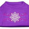 Pink Snowflake Swirls Screenprint Shirts Purple XXL (18)