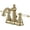 Brushed Brass, variant on Kingston Brass FSC1608APL American Patriot Double-Handle 4" Centerset Bathroom Faucet with Brass Pop-Up, Brushed Nickel